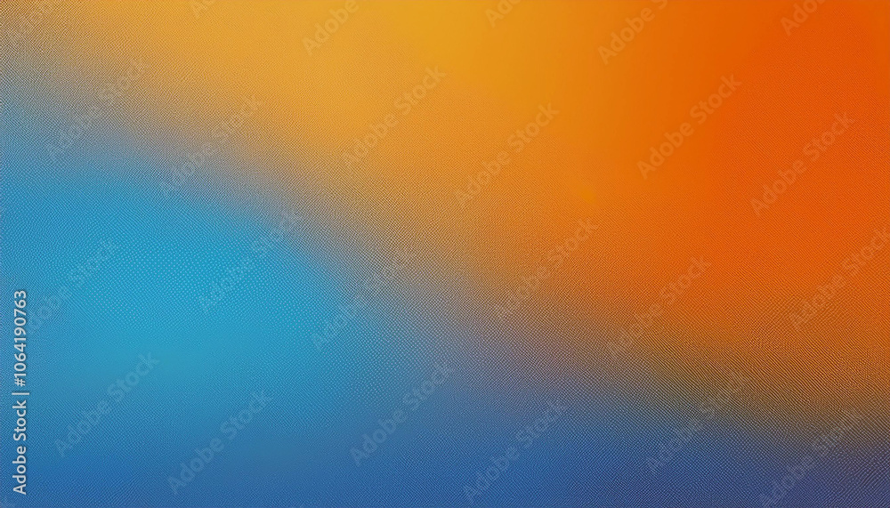 Vibrant Blue to Orange Blend
