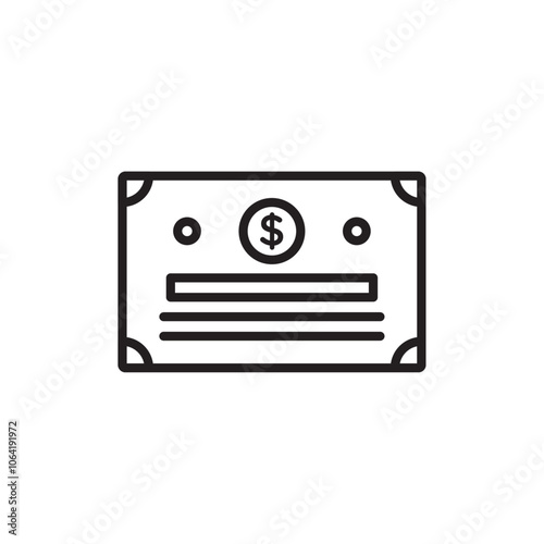 Bonds icon Simple thin outline