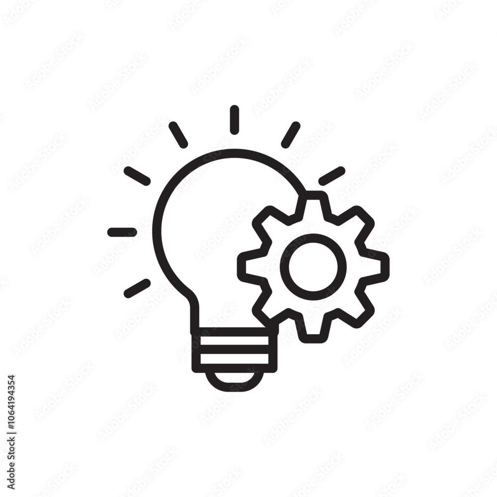 Implement icon Simple thin outline Implement icon Simple thin outline