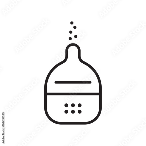 Humidifier icon Simple thin outline