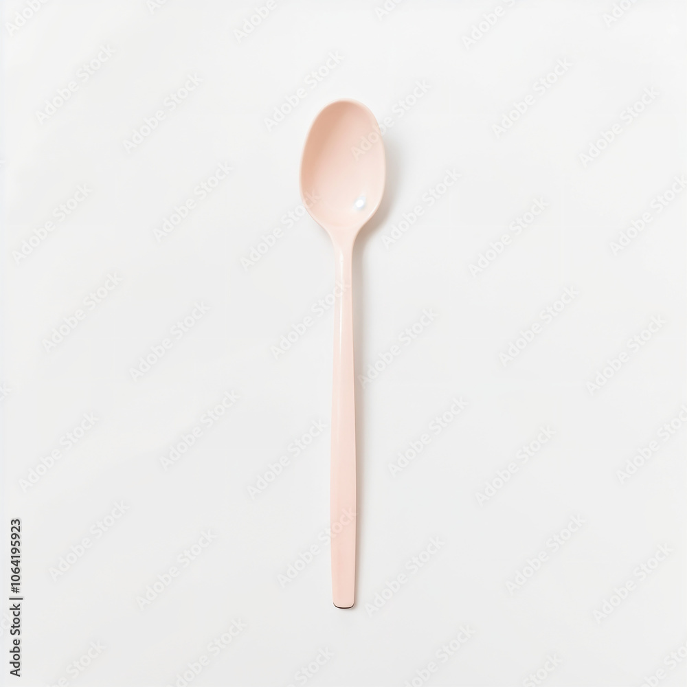 A spoon and fork on a white background 1 A spoon and fork on a white background 1