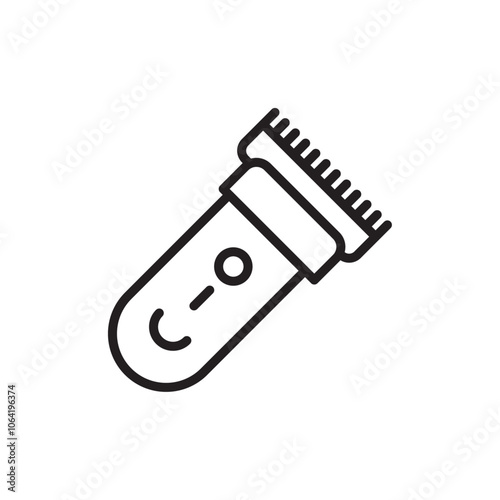 Trimmer icon Simple thin outline
