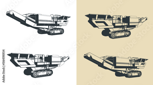 Crawler mobile crusher