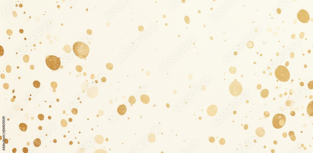A white background with gold dots and a random pattern of small and large golden diamonds A white background with gold dots and a random pattern of small and large golden diamonds
