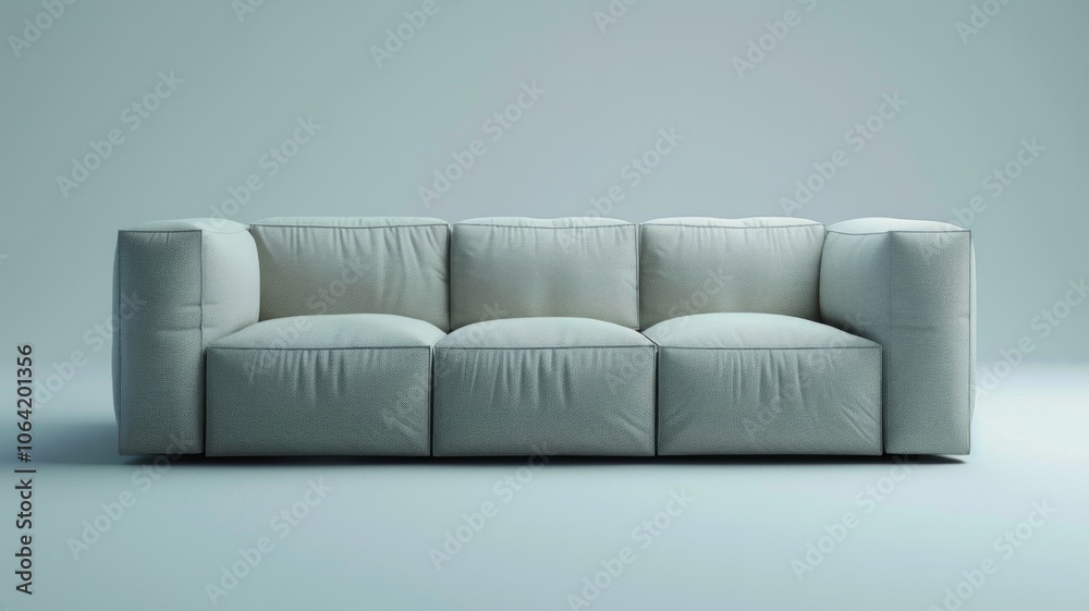 a sleek modern sofa with a minimalist aesthetic tailored for young consumers. AI Generative a sleek modern sofa with a minimalist aesthetic tailored for young consumers. AI Generative