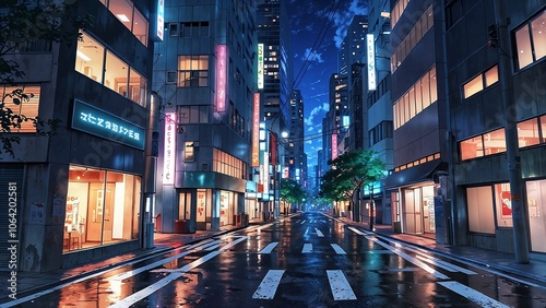 Inviting Cityscape Anime Visuals That Bring Cities to Life #1064202581