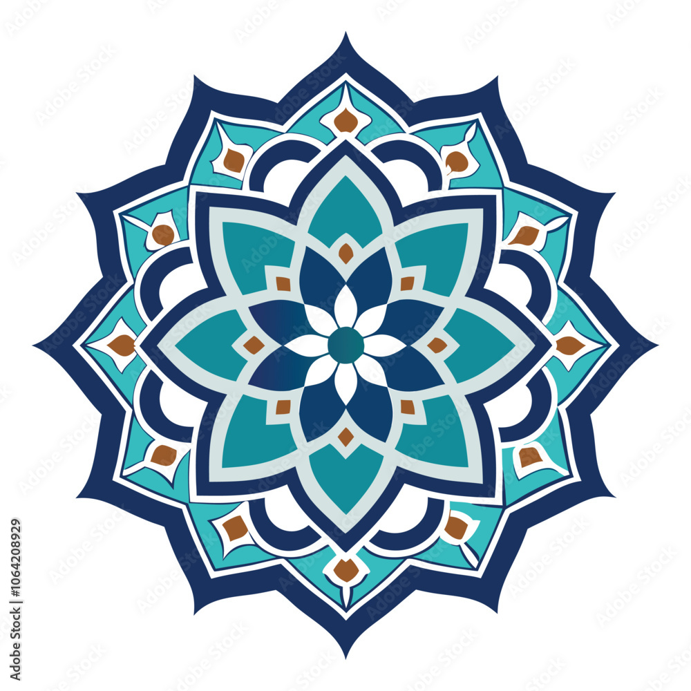 islamic pattern background on white background islamic pattern background on white background