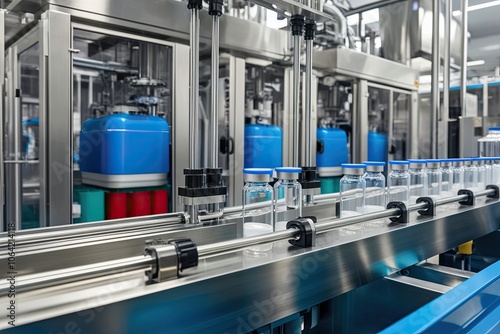 Innovative Pharmaceutical Production Line Highlighting Modern Medical Vials and Efficient Sterile Vial Manufacturing Techniques