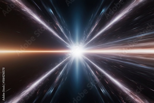 Rapid Galactic Expansion and the Brilliant Light of the Event Horizon