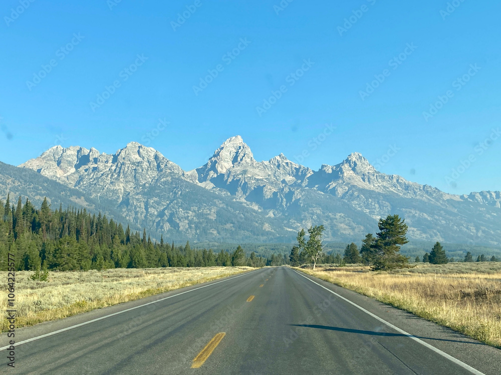 Fototapeta premium road in mountains