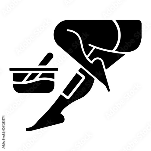 waxing Solid icon