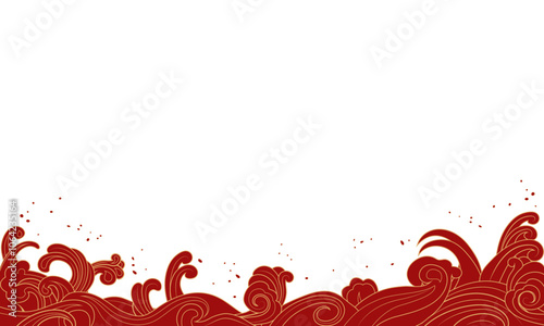 red spray illustration material	
