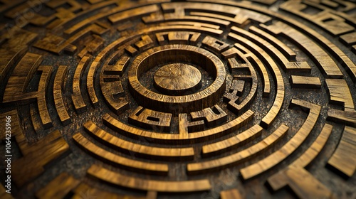 Explore intricate wooden maze designs for decor