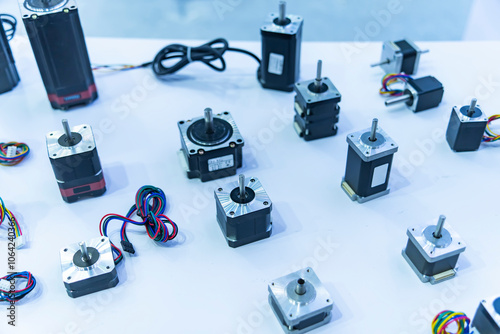 collection of Stepper motors for precise movement photo