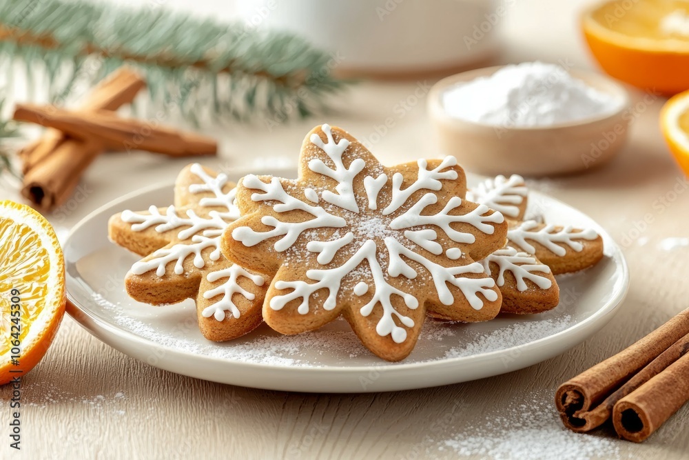 A plate of cookies with white icing A plate of cookies with white icing