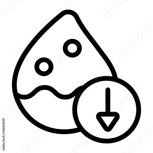 Anemia Line Icon