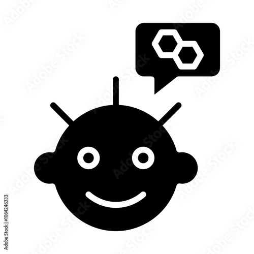 Baby Hormones Solid Icon