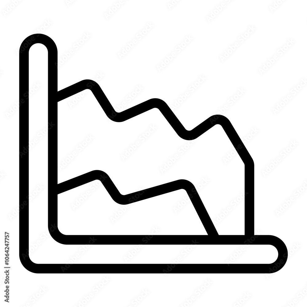 Chart Line Icon Chart Line Icon