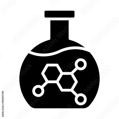 Chemistry Hormones Solid Icon
