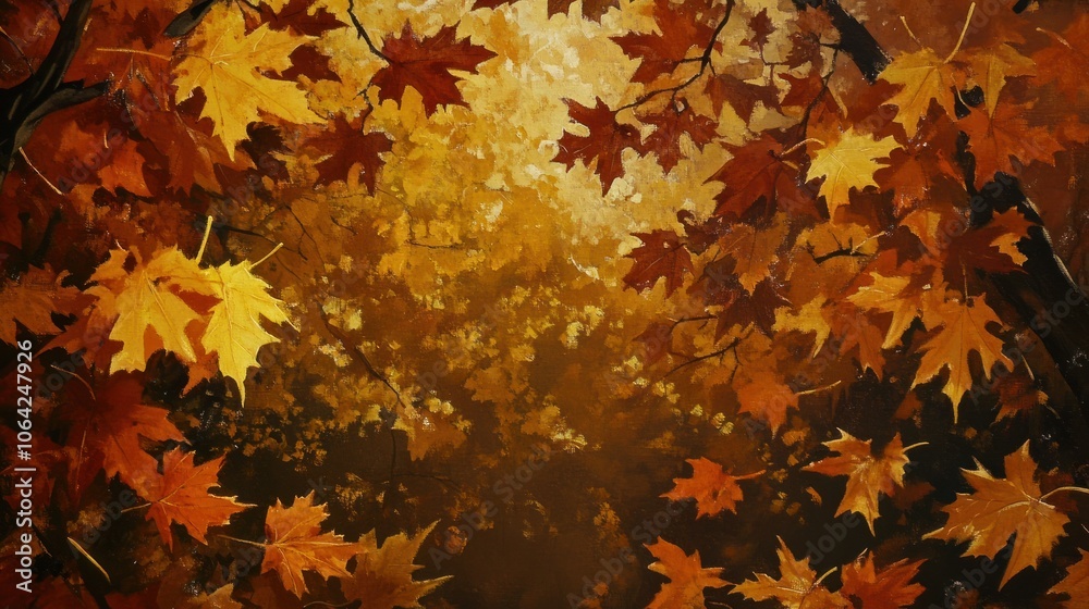 Autumn Leaves Painting Autumn Leaves Painting