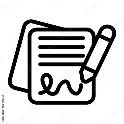Contract Line Icon