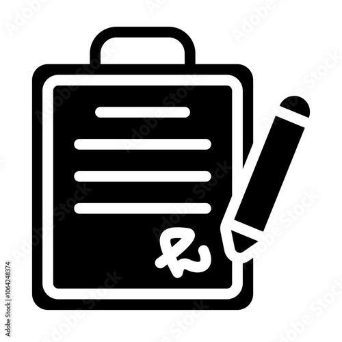 Contract Solid Icon