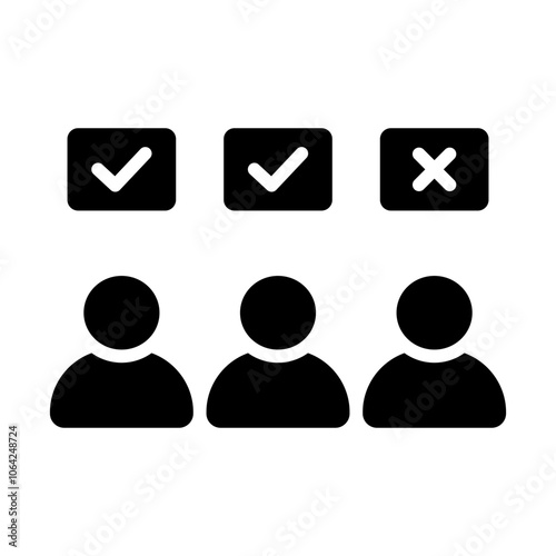 Discrimination Solid Icon