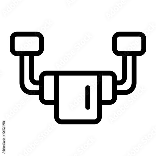 Fabrics Line Icon