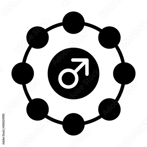 Female Hormones Solid Icon
