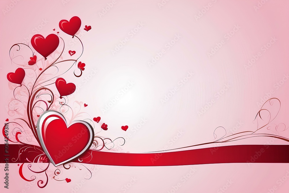 Minimalist Room with Pink and Red Valentine's Decor
Minimalist Room with Pink and Red Valentine's Decor