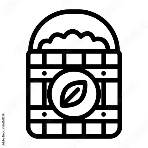 Fertilizer Line Icon