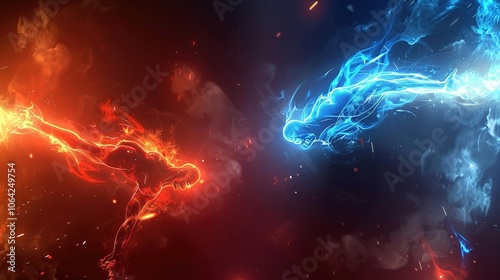 Red_and_Blue_Creative_Cool_Flame_Comparison_Background