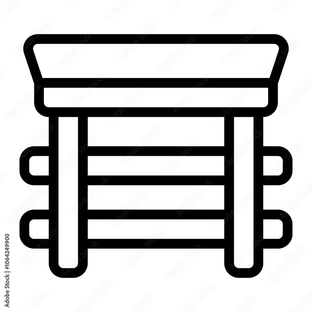 Gate Line Icon Gate Line Icon