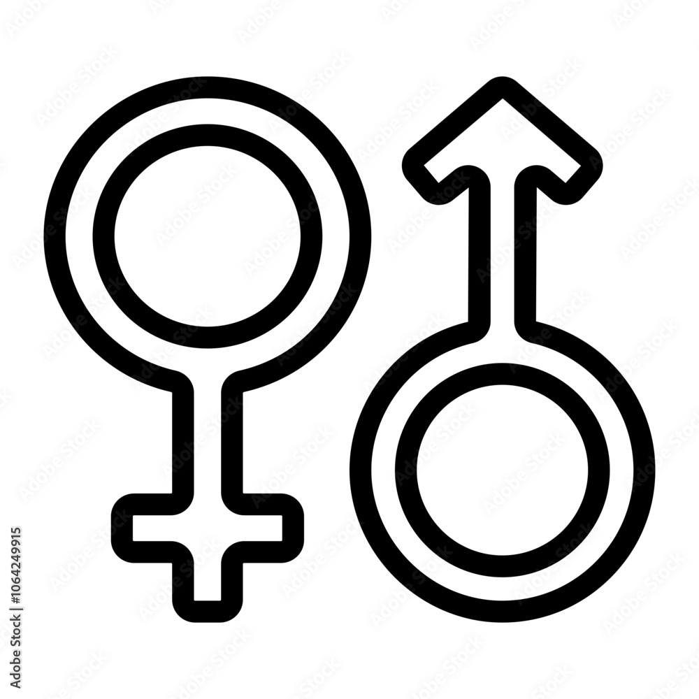 Gender Line Icon Gender Line Icon
