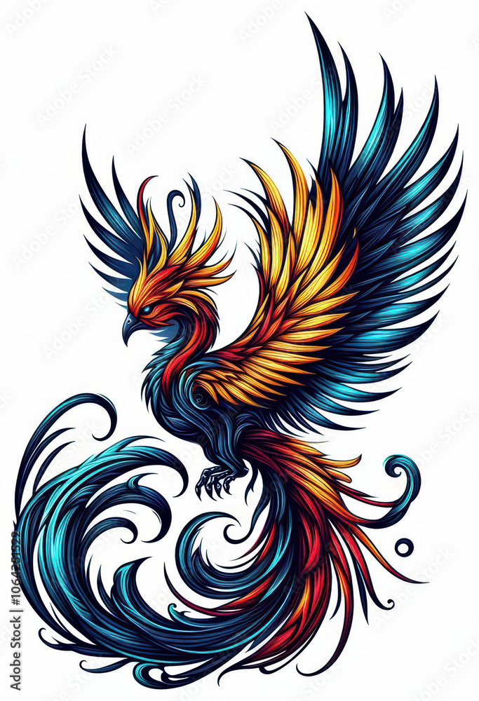 TRIBAL TATOO トライバル タトゥ 鳳凰 Phoenix TRIBAL TATOO トライバル タトゥ 鳳凰 Phoenix