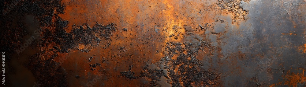Rusty Metal Surface with Oxidized Texture Rusty Metal Surface with Oxidized Texture