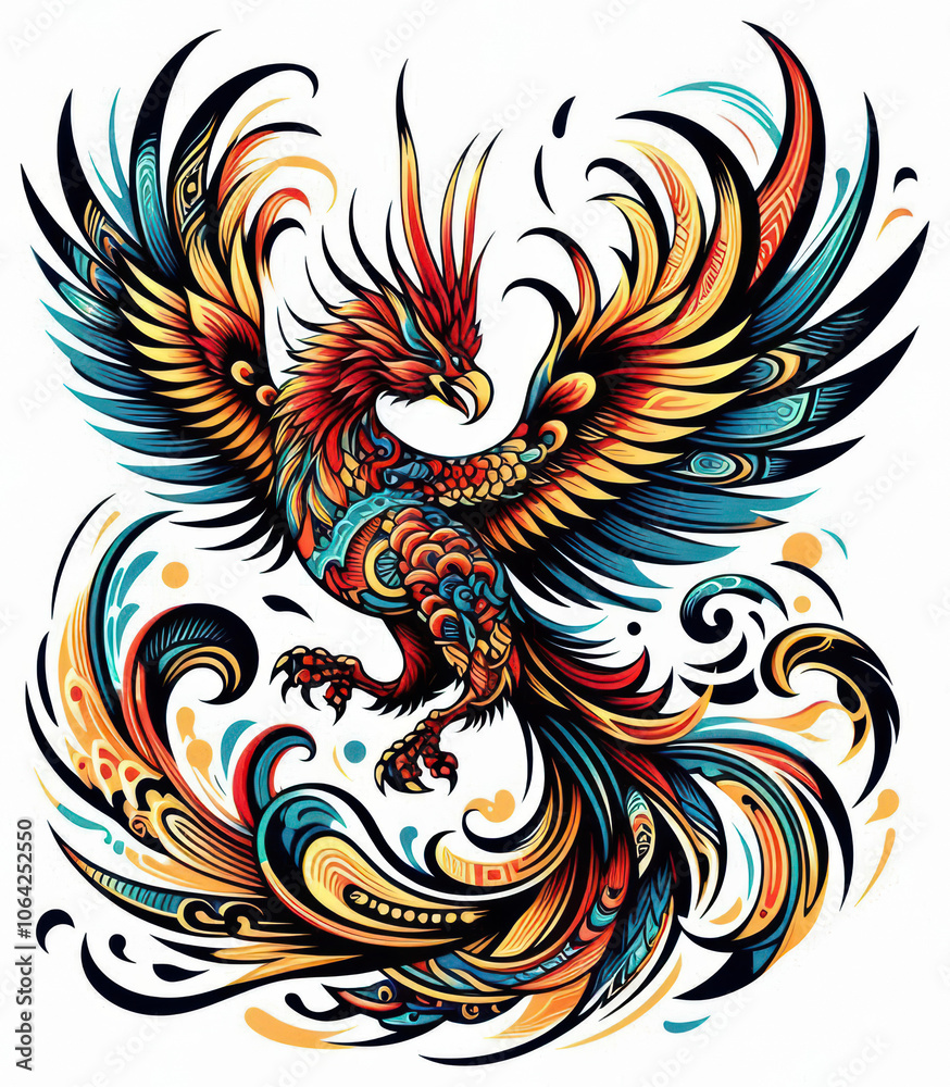 TRIBAL TATOO トライバル タトゥ 鳳凰 Phoenix TRIBAL TATOO トライバル タトゥ 鳳凰 Phoenix