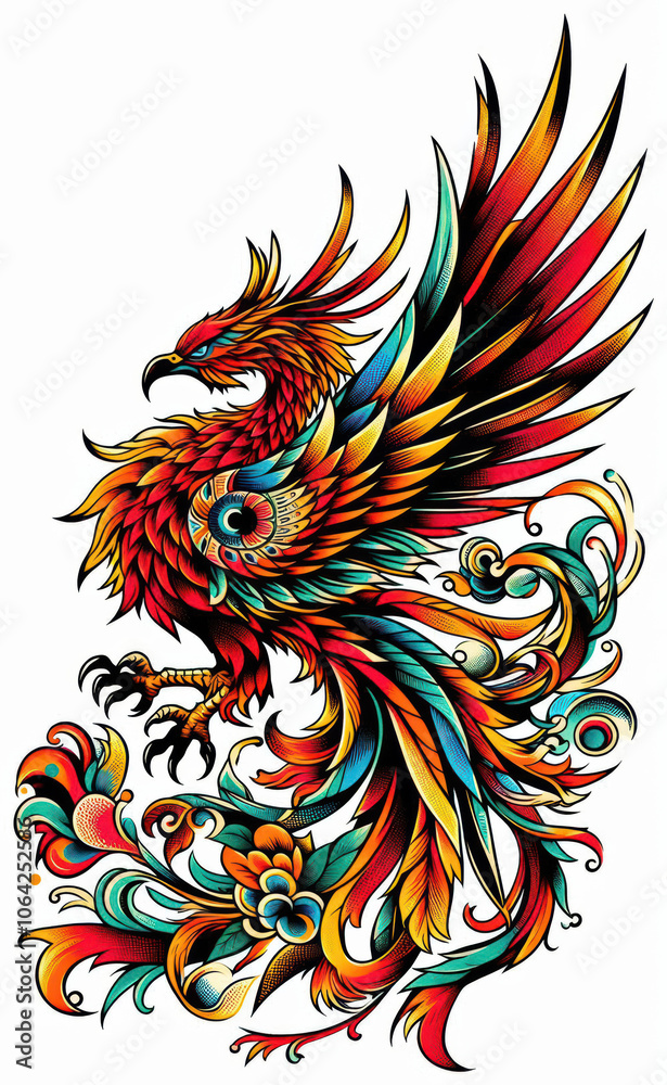 TRIBAL TATOO トライバル タトゥ 鳳凰 Phoenix TRIBAL TATOO トライバル タトゥ 鳳凰 Phoenix