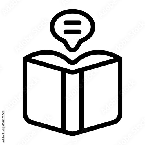 Reading Book Line Icon