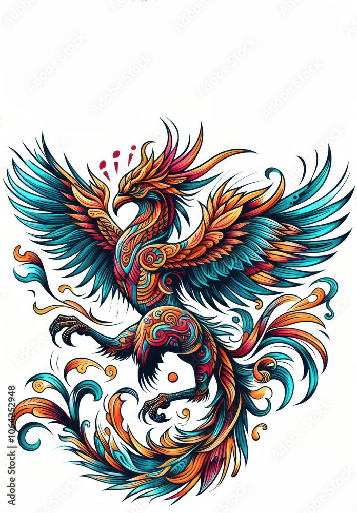 TRIBAL TATOO トライバル タトゥ 鳳凰 Phoenix TRIBAL TATOO トライバル タトゥ 鳳凰 Phoenix