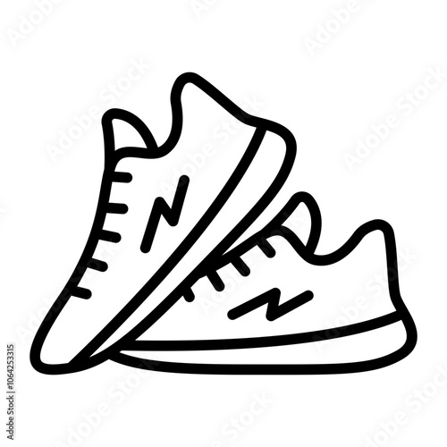 Shoes Volleyball Line Icon