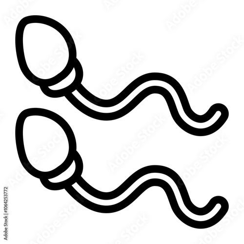Sperm Line Icon