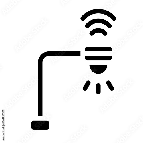Street Light Solid Icon