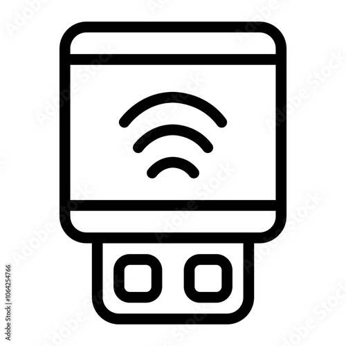 USB Line Icon