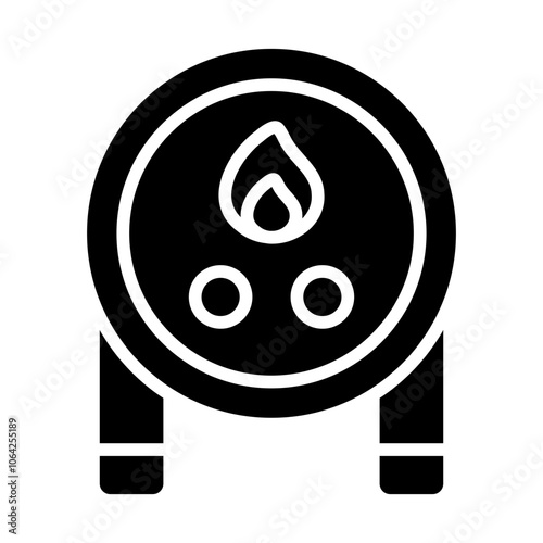 Water Heater Solid Icon