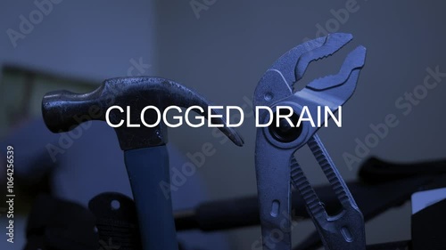 Plumber Problem Text Animation Series - Clogged Drain photo