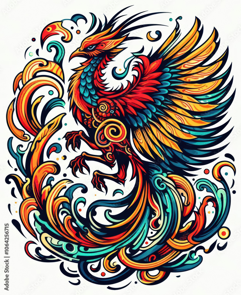 TRIBAL TATOO トライバル タトゥ 鳳凰 Phoenix