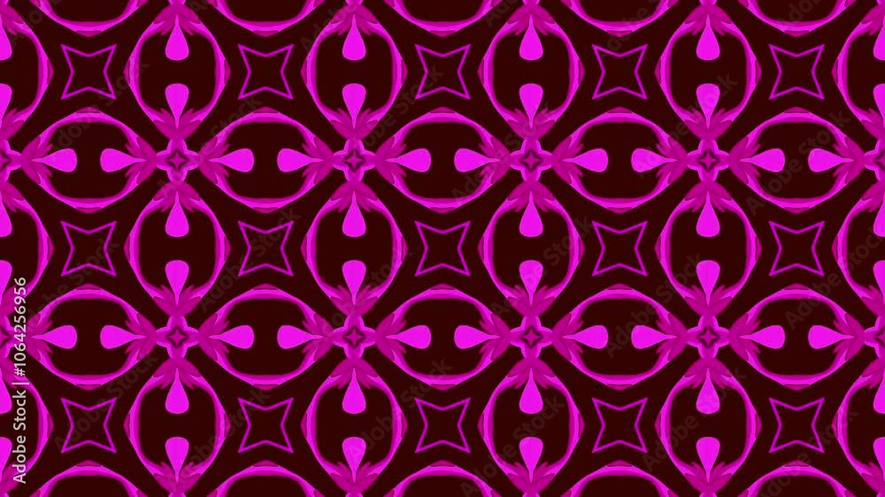 Kaleidoscope seamless looped patterns motion graphics background. 4k Kaleidoscope seamless looped patterns motion graphics background. 4k