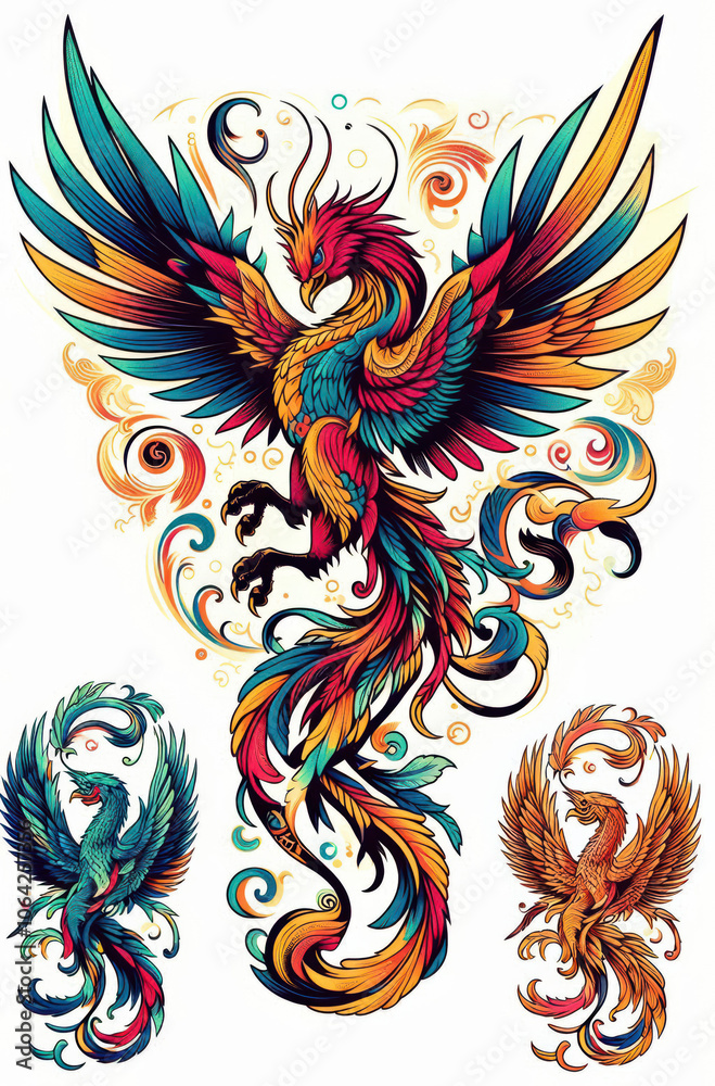 TRIBAL TATOO トライバル タトゥ 鳳凰 Phoenix TRIBAL TATOO トライバル タトゥ 鳳凰 Phoenix