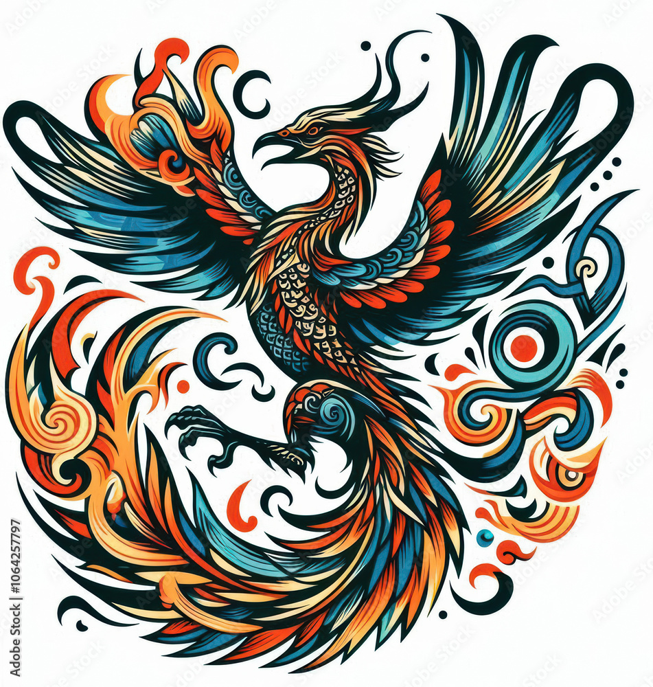 TRIBAL TATOO トライバル タトゥ 鳳凰 Phoenix TRIBAL TATOO トライバル タトゥ 鳳凰 Phoenix